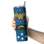 custom-los-angeles-chargers-star-cluster-blue-skinny-tumbler-best-selling.webp