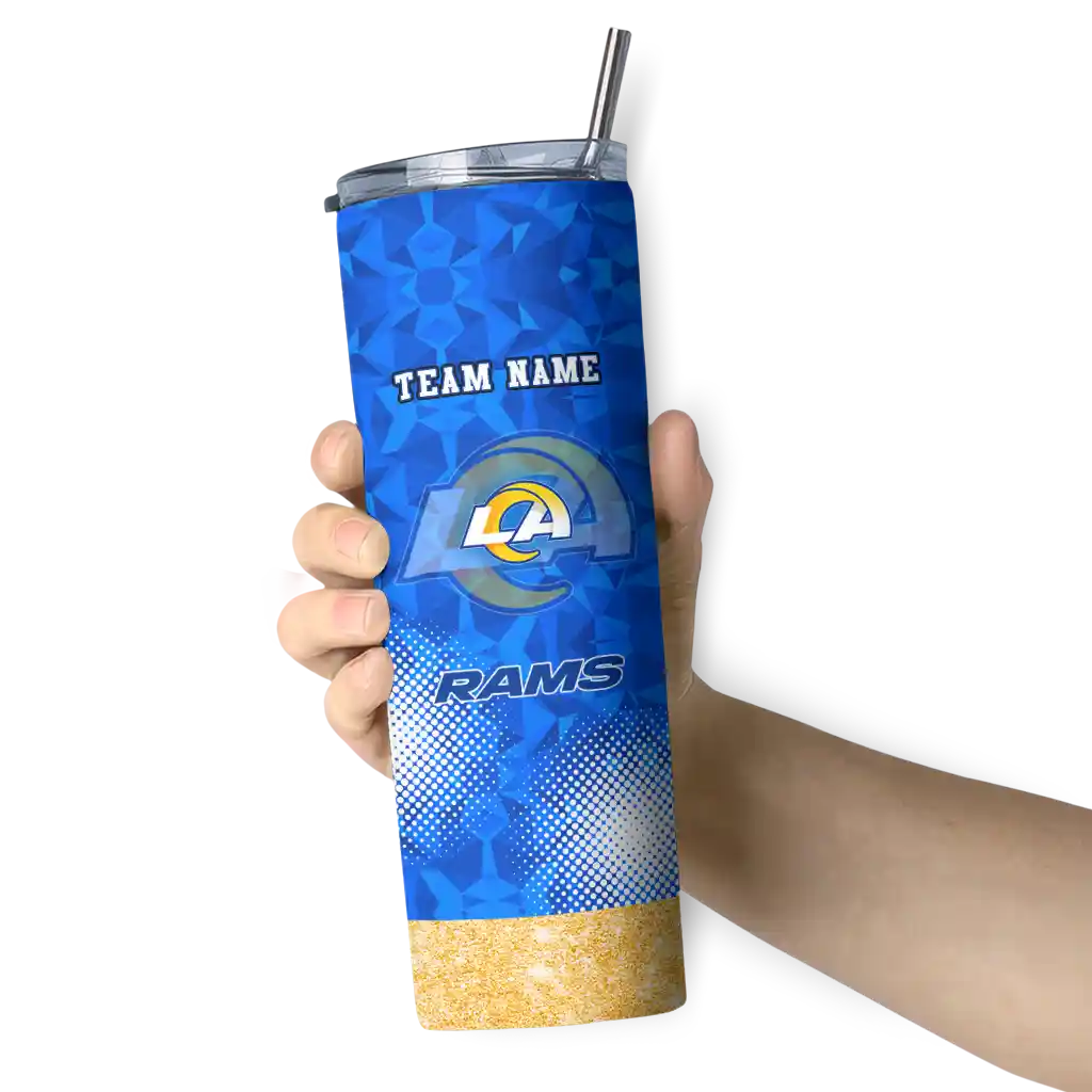custom-los-angeles-rams-starburst-tiles-blue-skinny-tumbler-premium-grade.webp