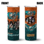 custom-miami-dolphins-kiss-band-orange-skinny-tumbler-best-selling.webp