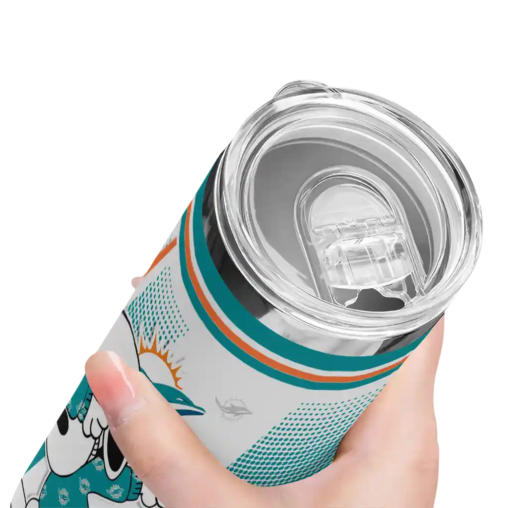 custom-miami-dolphins-snoopy-dog-aqua-white-skinny-tumbler-high-quality.webp