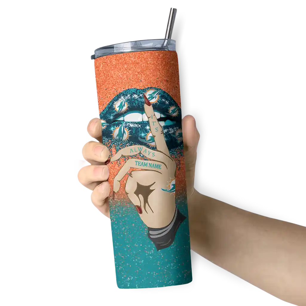 custom-miami-dolphins-sparkle-lips-aqua-skinny-tumbler-premium-grade.webp