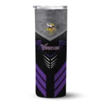 custom-minnesota-vikings-hexagon-honeycomb-purple-black-skinny-tumbler-best-selling.webp