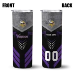 custom-minnesota-vikings-hexagon-honeycomb-purple-black-skinny-tumbler-best-selling.webp