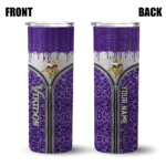 custom-minnesota-vikings-sparkle-drip-purple-skinny-tumbler-best-selling.webp