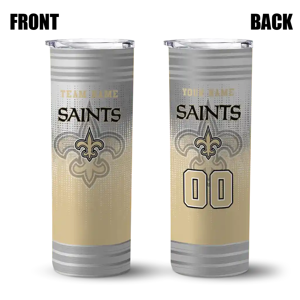 custom-new-orleans-saints-swirl-texture-gold-skinny-tumbler-fashion-forward.webp