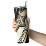 custom-new-orleans-saints-web-stripes-gold-white-skinny-tumbler-best-selling.webp