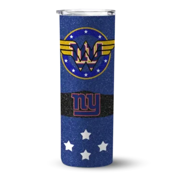 New York Giants Skinny Tumbler - Custom Star Cluster Blue