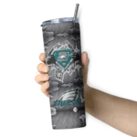 custom-philadelphia-eagles-chevron-v-green-gray-skinny-tumbler-best-selling.webp