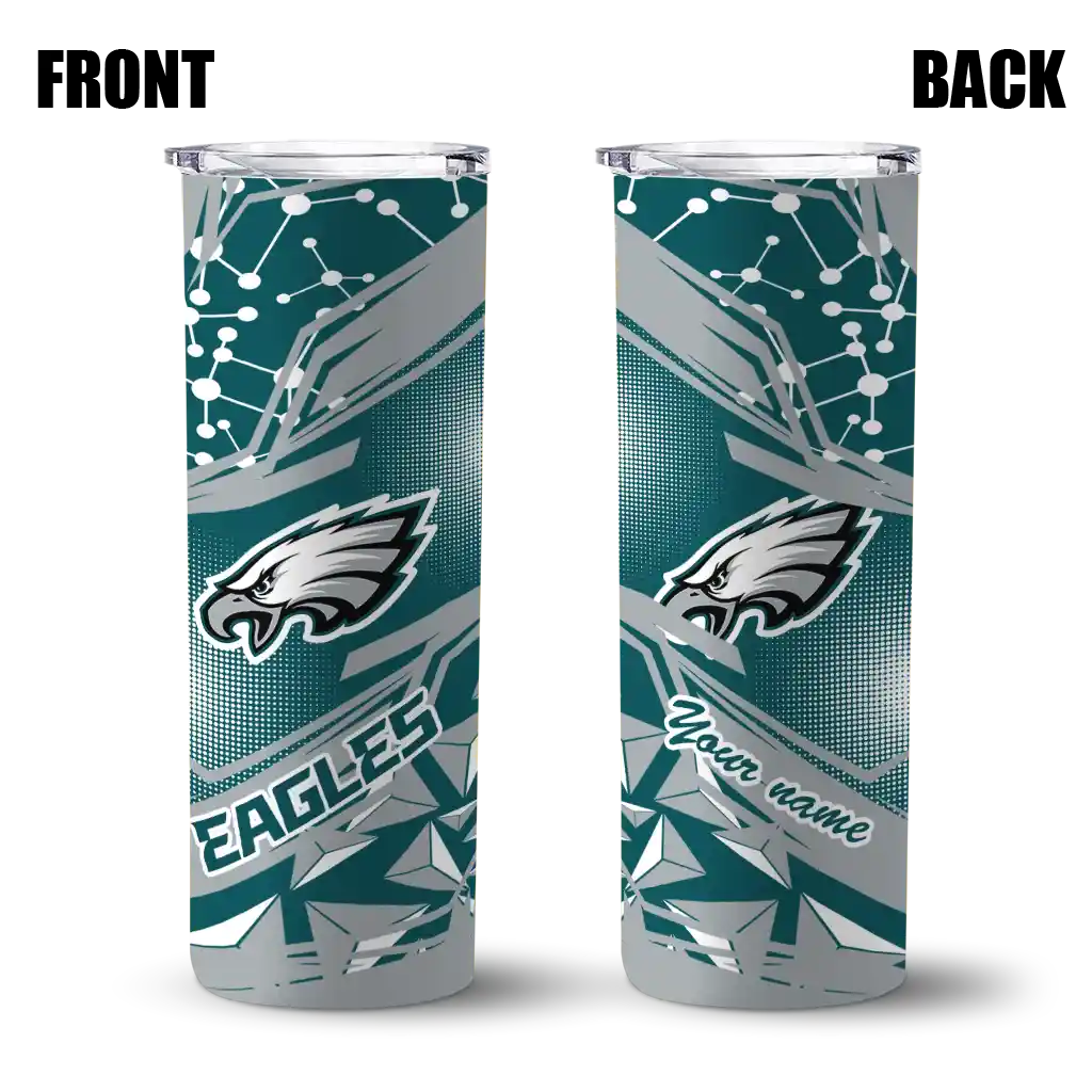 custom-philadelphia-eagles-helmet-clash-green-skinny-tumbler-fashion-forward.webp