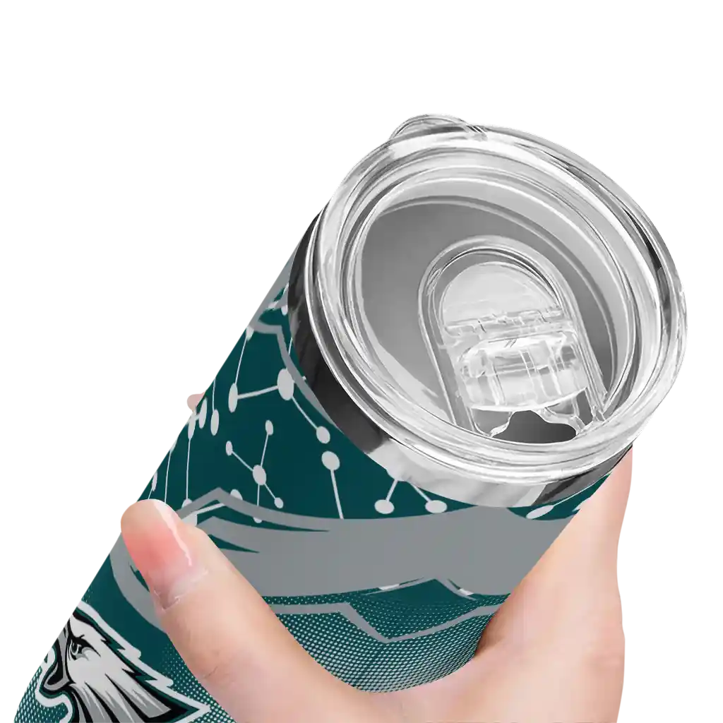 custom-philadelphia-eagles-helmet-clash-green-skinny-tumbler-high-quality.webp
