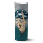 custom-philadelphia-eagles-sparkle-lips-green-skinny-tumbler-best-selling.webp
