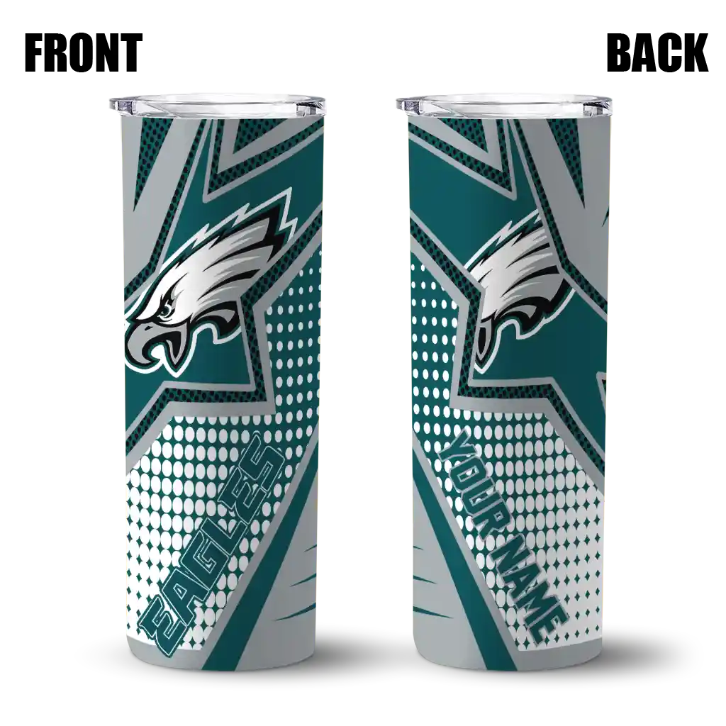 custom-philadelphia-eagles-web-stripes-green-white-skinny-tumbler-fashion-forward.webp