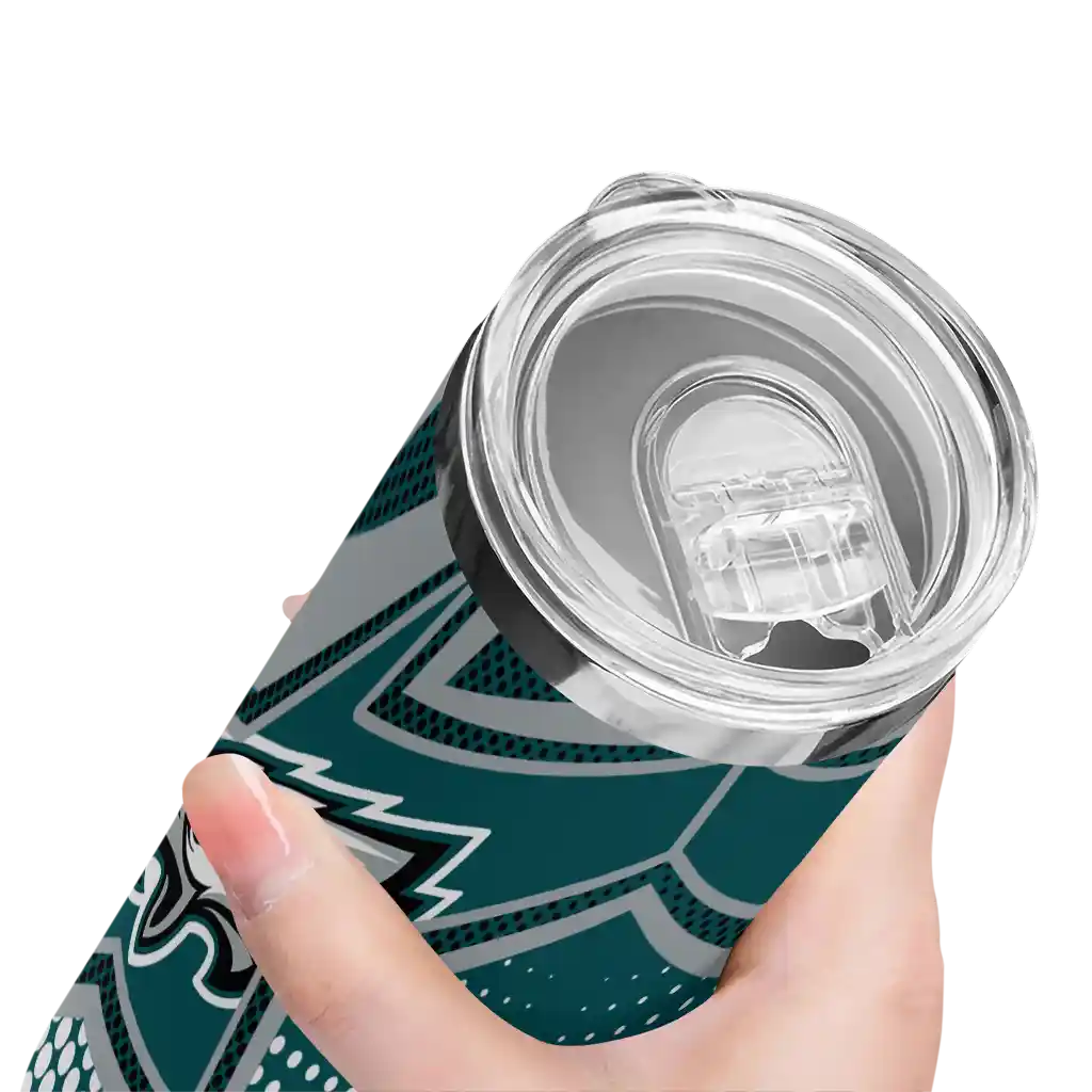 custom-philadelphia-eagles-web-stripes-green-white-skinny-tumbler-high-quality.webp
