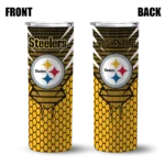 custom-pittsburgh-steelers-chevron-stripes-gold-skinny-tumbler-best-selling.webp