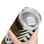 custom-pittsburgh-steelers-chevron-stripes-gold-skinny-tumbler-best-selling.webp