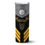 custom-pittsburgh-steelers-hexagon-honeycomb-gold-black-skinny-tumbler-best-selling.webp