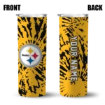 custom-pittsburgh-steelers-metallic-grid-gold-skinny-tumbler-best-selling.webp