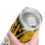 custom-pittsburgh-steelers-metallic-grid-gold-skinny-tumbler-best-selling.webp