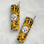 custom-pittsburgh-steelers-metallic-grid-gold-skinny-tumbler-best-selling.webp