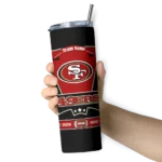 custom-san-francisco-49ers-helmet-belt-red-black-skinny-tumbler-best-selling.webp