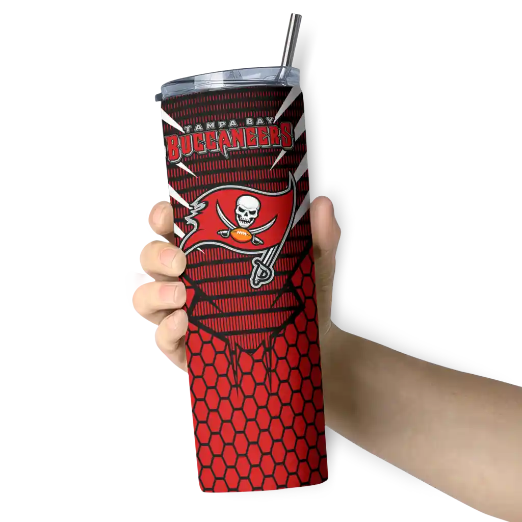 custom-tampa-bay-buccaneers-chevron-stripes-red-skinny-tumbler-premium-grade.webp
