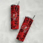 custom-tampa-bay-buccaneers-metallic-grid-red-skinny-tumbler-best-selling.webp
