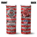 custom-tampa-bay-buccaneers-patterned-waves-red-skinny-tumbler-best-selling.webp