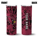 customized-arizona-cardinals-metallic-grid-red-skinny-tumbler-best-selling.webp