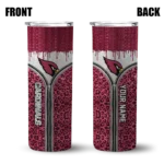 customized-arizona-cardinals-sparkle-drip-red-skinny-tumbler-best-selling.webp