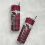 customized-arizona-cardinals-sparkle-drip-red-skinny-tumbler-best-selling.webp