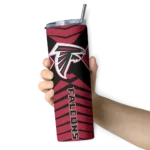 customized-atlanta-falcons-camo-texture-red-skinny-tumbler-best-selling.webp