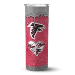 customized-atlanta-falcons-pixel-fade-red-skinny-tumbler-best-selling.webp