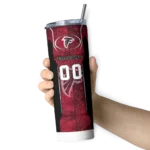 customized-atlanta-falcons-stacked-diamond-red-skinny-tumbler-best-selling.webp