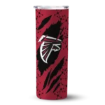 customized-atlanta-falcons-star-pop-red-black-skinny-tumbler-best-selling.webp