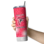 customized-atlanta-falcons-starburst-tiles-red-skinny-tumbler-best-selling.webp