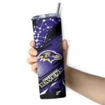 customized-baltimore-ravens-helmet-clash-purple-skinny-tumbler-best-selling.webp