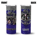 customized-baltimore-ravens-kiss-band-black-skinny-tumbler-best-selling.webp