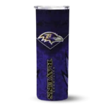 customized-baltimore-ravens-spiral-burst-print-purple-skinny-tumbler-best-selling.webp