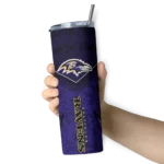 customized-baltimore-ravens-spiral-burst-print-purple-skinny-tumbler-best-selling.webp