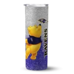 customized-baltimore-ravens-winnie-the-pooh-purple-gray-skinny-tumbler-best-selling.webp