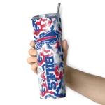 customized-buffalo-bills-claw-marks-blue-white-skinny-tumbler-best-selling.webp