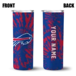 customized-buffalo-bills-metallic-grid-blue-skinny-tumbler-best-selling.webp