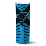 customized-carolina-panthers-camo-texture-blue-skinny-tumbler-best-selling.webp