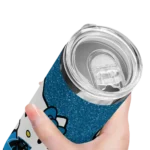 customized-carolina-panthers-hello-kitty-blue-black-skinny-tumbler-best-selling.webp