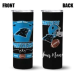 customized-carolina-panthers-helmet-belt-blue-black-skinny-tumbler-best-selling.webp