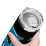 customized-carolina-panthers-helmet-belt-blue-black-skinny-tumbler-best-selling.webp