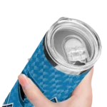 customized-carolina-panthers-monogram-burst-blue-white-skinny-tumbler-best-selling.webp