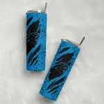 customized-carolina-panthers-star-pop-blue-black-skinny-tumbler-best-selling.webp