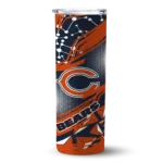 customized-chicago-bears-helmet-clash-blue-skinny-tumbler-best-selling.webp