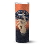 customized-chicago-bears-sparkle-lips-blue-skinny-tumbler-best-selling.webp